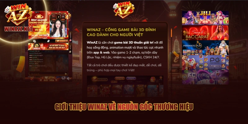 Giới Thiệu WinAZ - Cổng Game Nổi Tiếng, Uy Tín Top 1 Châu Á 1 Giới thiệu WinAZ về nguồn gốc thương hiệu