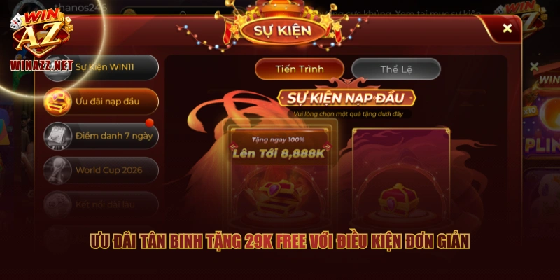 WinAZ ⚡️ Link Trang Chủ WinAZ.com #1 | Nạp Đầu +8.888.888 25 Ưu đãi tân binh tặng 29k free với điều kiện đơn giản