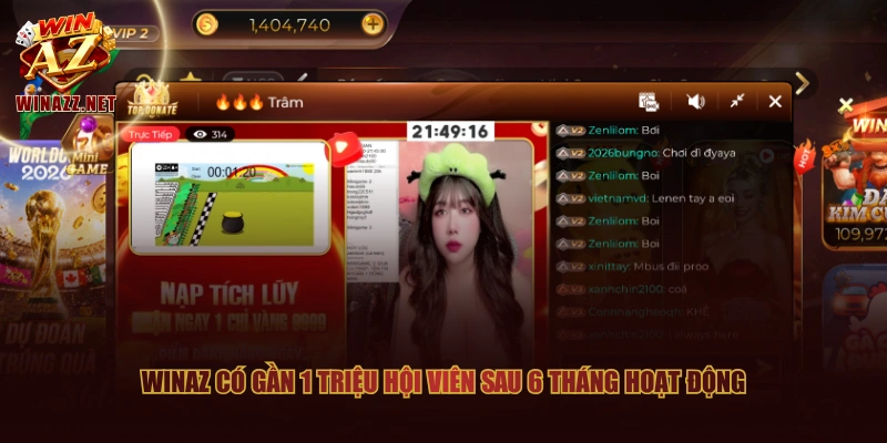 Giới Thiệu WinAZ - Cổng Game Nổi Tiếng, Uy Tín Top 1 Châu Á 2 WinAZ có gần 1 triệu hội viên sau 6 tháng hoạt động