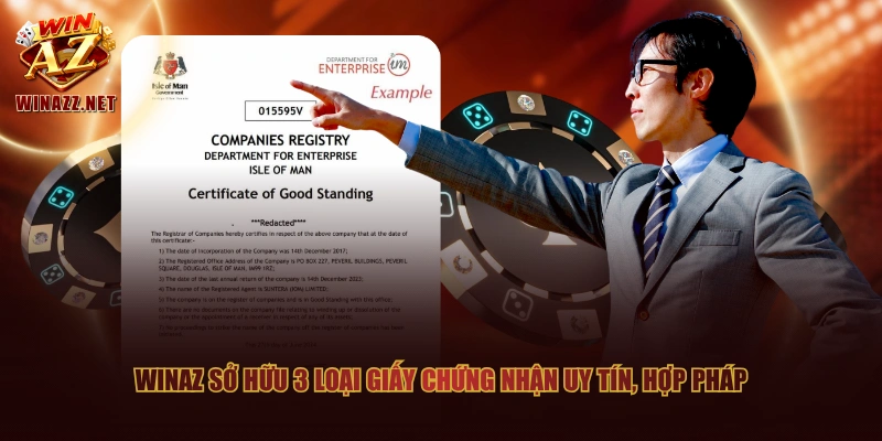 WinAZ ⚡️ Link Trang Chủ WinAZ.com #1 | Nạp Đầu +8.888.888 17 WinAZ sở hữu 3 loại giấy chứng nhận uy tín, hợp pháp